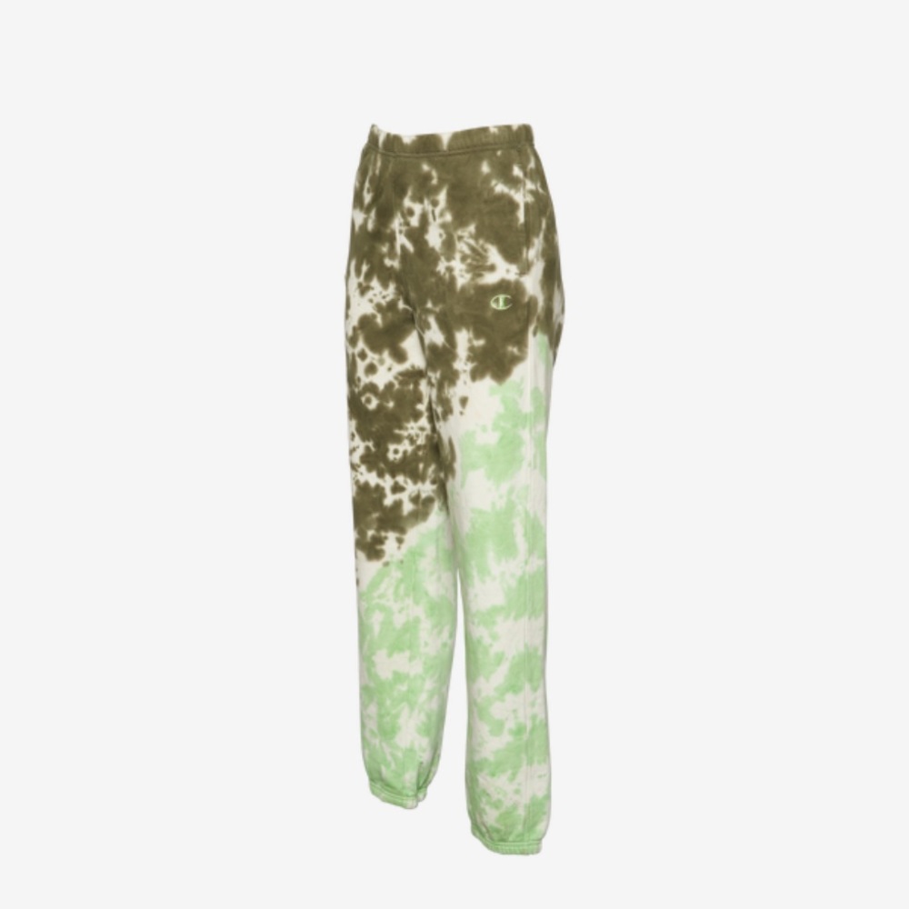 Champion Unity Joggers, Women’s Small, Green tie-dye